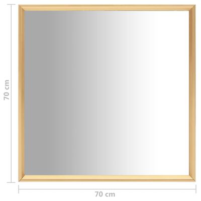 vidaXL aranyszínű tükör 70 x 70 cm