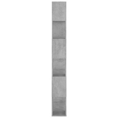 vidaXL betonszürke térelválasztó könyvszekrény 80 x 24 x 186 cm
