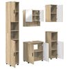 vidaXL F&uuml;rdőszoba b&uacute;tor szett 5 db Sonoma t&ouml;lgy 61 x 35 x 64 cm