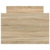 vidaXL sonoma tölgy színű ágykeret fej- és lábtámlával 75 x 190 cm