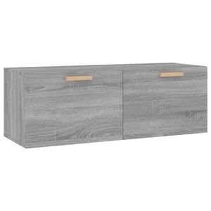 vidaXL sz&uuml;rke sonoma sz&iacute;nű szerelt fa faliszekr&eacute;ny 100 x 36,5 x 35 cm