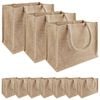 vidaXL Juta t&aacute;sk&aacute;k 10 Term&eacute;szetes 26 x 22 x 14 cm 100% Tossa juta
