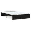 vidaXL Small Double fekete t&ouml;m&ouml;r fa &aacute;gykeret 120 x 190 cm