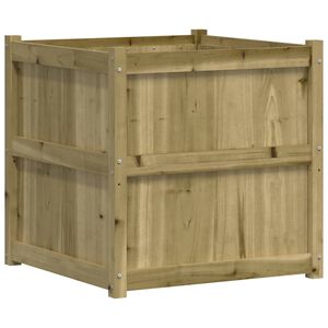 vidaXL impregn&aacute;lt fenyőfa kerti vir&aacute;gl&aacute;da 70 x 70 x 70 cm