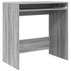 vidaXL Asztal Sz&uuml;rke Sonoma Szerelt Fa 77,5 x 43 x 79 cm