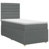 vidaXL Boxspring &aacute;gy matraccal S&ouml;t&eacute;tsz&uuml;rke Egyszem&eacute;lyes Sz&ouml;vet