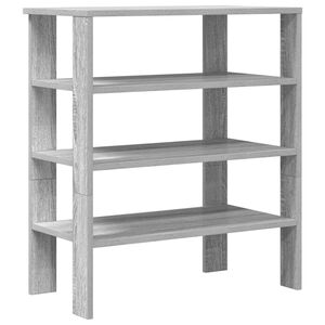vidaXL sz&uuml;rke sonoma sz&iacute;nű szerelt fa cipőtart&oacute; 61x32x70 cm