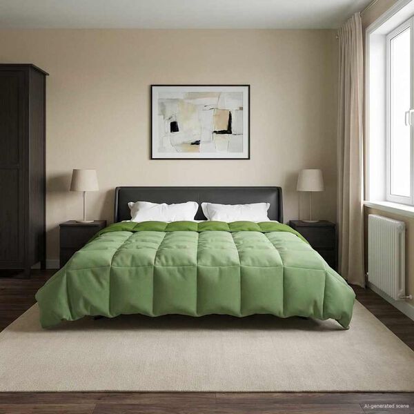 vidaXL T&eacute;li takar&oacute; S&ouml;v&eacute;nyes Z&ouml;ld 200 x 220 cm Mikrosz&aacute;l