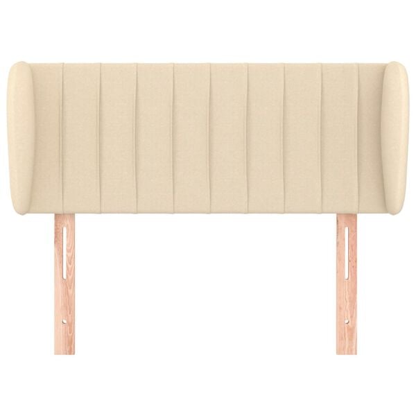 vidaXL kr&eacute;msz&iacute;nű sz&ouml;vet fejt&aacute;mla sz&aacute;rnyakkal 83x23x78/88 cm