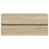 vidaXL sonoma tölgy szerelt fa fürdőszobai mosdószekrény 100x38,5x45cm