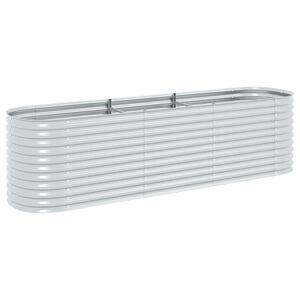 vidaXL ez&uuml;stsz&iacute;nű horganyzott ac&eacute;l kerti magas&aacute;gy&aacute;s 320 x 80 x 81 cm