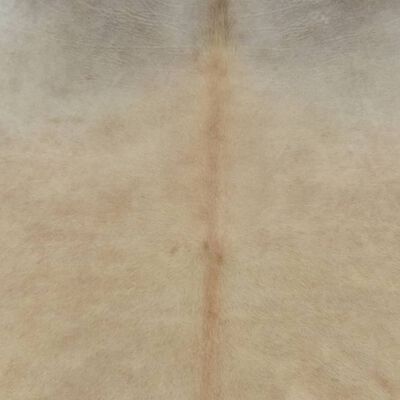 vidaXL bézs színű valódi marhabőr szőnyeg 150 x 170 cm