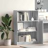 vidaXL sz&uuml;rke sonoma sz&iacute;nű szerelt fa k&ouml;nyvespolc 80 x 24 x 109 cm