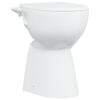 vidaXL feh&eacute;r ker&aacute;mia perem n&eacute;lk&uuml;li WC 7 cm extra magass&aacute;g Soft Close