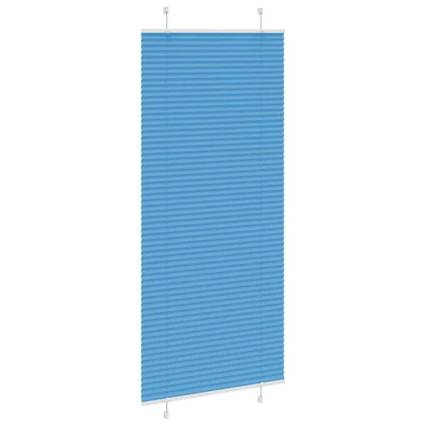 vidaXL plisz&iacute;rozott redőny k&eacute;k 90x200 cm sz&ouml;vetsz&eacute;less&eacute;g 89,4 cm