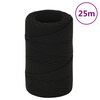 vidaXL fekete poli&eacute;szter munkak&ouml;t&eacute;l 2 mm 25 m
