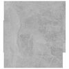 vidaXL betonszürke szerelt fa ruhásszekrény 70 x 32,5 x 35 cm