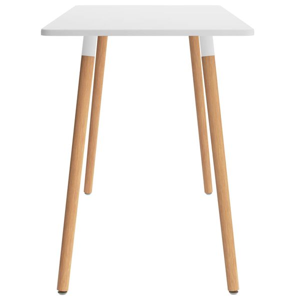 vidaXL 5 darabos &eacute;tkezőgarnit&uacute;ra 120 x 60 cm t&uuml;rkiz &eacute;s fekete