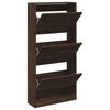 vidaXL barna t&ouml;lgysz&iacute;nű szerelt fa cipőszekr&eacute;ny 60x 21 x 125,5 cm