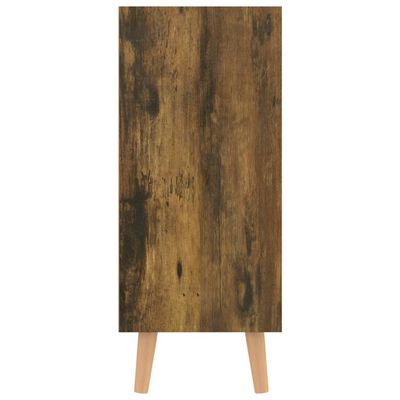 vidaXL füstös tölgyszínű szerelt fa tálalószekrény 90 x 30 x 72 cm