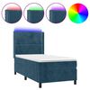vidaXL s&ouml;t&eacute;tk&eacute;k b&aacute;rsony rug&oacute;s &eacute;s LED-es &aacute;gy matraccal 100x200 cm