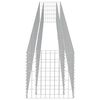 vidaXL horganyzott ac&eacute;l gabion magas&aacute;gy&aacute;s 450 x 50 x 50 cm