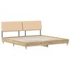 vidaXL Francia&aacute;gy fejv&eacute;ggel Sonoma t&ouml;lgy &eacute;s kr&eacute;m 200 x 200 cm