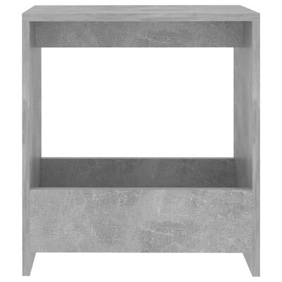 vidaXL betonszürke forgácslap kisasztal 50 x 26 x 50 cm