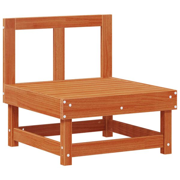 vidaXL Kerti lounge szett 5 pcs Viaszbarna T&ouml;m&ouml;r fenyő