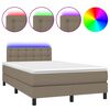 vidaXL t&oacute;psz&iacute;nű sz&ouml;vet rug&oacute;s &eacute;s LED-es &aacute;gy matraccal 120 x 200 cm