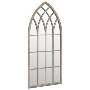 vidaXL homoksz&iacute;nű vas kerti t&uuml;k&ouml;r k&uuml;lt&eacute;ri haszn&aacute;latra 70 x 30 cm