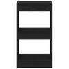 vidaXL K&ouml;nyvespolc Fekete t&ouml;lgy 40 x 30 x 71,5 cm Faanyag