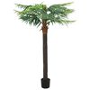 vidaXL z&ouml;ld cserepes műdatolyap&aacute;lma 215 cm