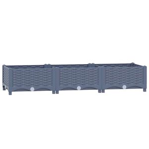vidaXL polipropil&eacute;n magas&aacute;gy&aacute;s 120 x 40 x 23 cm
