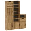 vidaXL 5 db t&ouml;m&ouml;rfa fenyőfa oldals&oacute; szekr&eacute;ny ODDA 40x24x79 cm