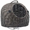 vidaXL sz&uuml;rke term&eacute;szetes fűzfa macskasz&aacute;ll&iacute;t&oacute; kos&aacute;r 60 x 45 x 45 cm