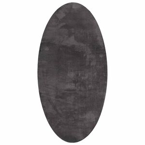 vidaXL Szőnyeg HUARTE Antracitsz&uuml;rke 80 x 150 cm 100% poli&eacute;szter