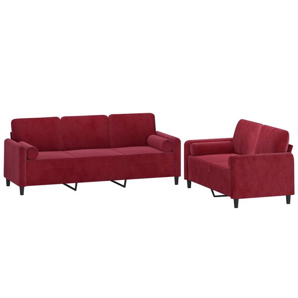 vidaXL 2 r&eacute;szes bord&oacute; b&aacute;rsony &uuml;lőgarnit&uacute;ra d&iacute;szp&aacute;rn&aacute;kkal