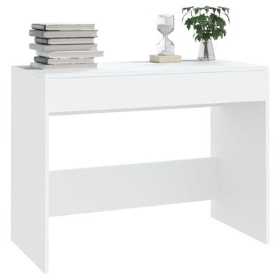 vidaXL fehér forgácslap íróasztal 101 x 50 x 76,5 cm