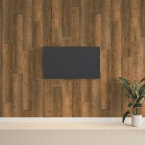 vidaXL barna fa megjelen&eacute;sű PVC fali panel 2,06 m&sup2;