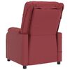 vidaXL bordó műbőr masszázsfotel
