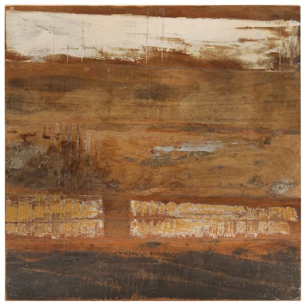 vidaXL n&eacute;gyzet alak&uacute; &uacute;jrahasznos&iacute;tott fa bisztr&oacute;asztal 60x60x110 cm