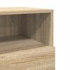 vidaXL 2 db sonoma t&ouml;lgy sz&iacute;nű &eacute;jjeliszekr&eacute;ny 2 fi&oacute;kkal 36x36x68 cm