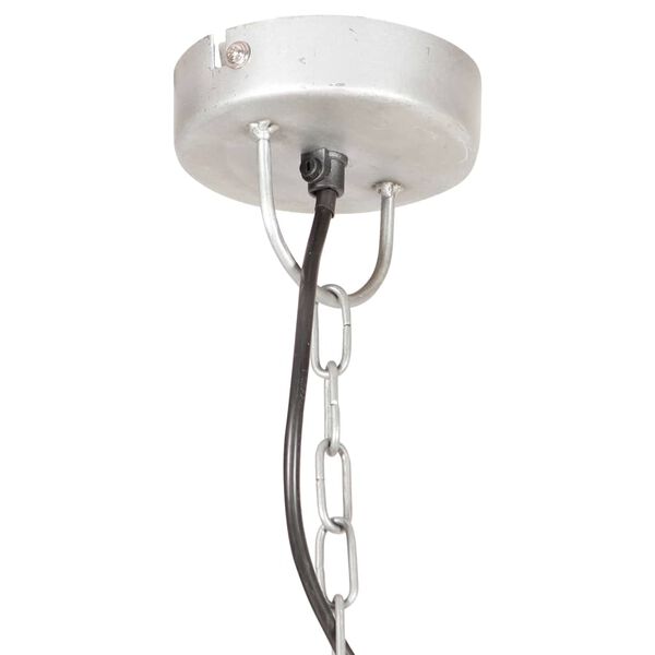 vidaXL kerek ez&uuml;stsz&iacute;nű ipari f&uuml;ggől&aacute;mpa 25 W 31 cm E27