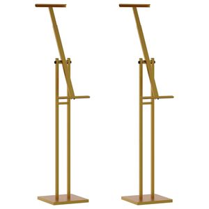 vidaXL Ki&aacute;ll&iacute;t&oacute; &Aacute;llv&aacute;ny 2 db Arany 26,5 x 26,5 x 150 cm Ac&eacute;l