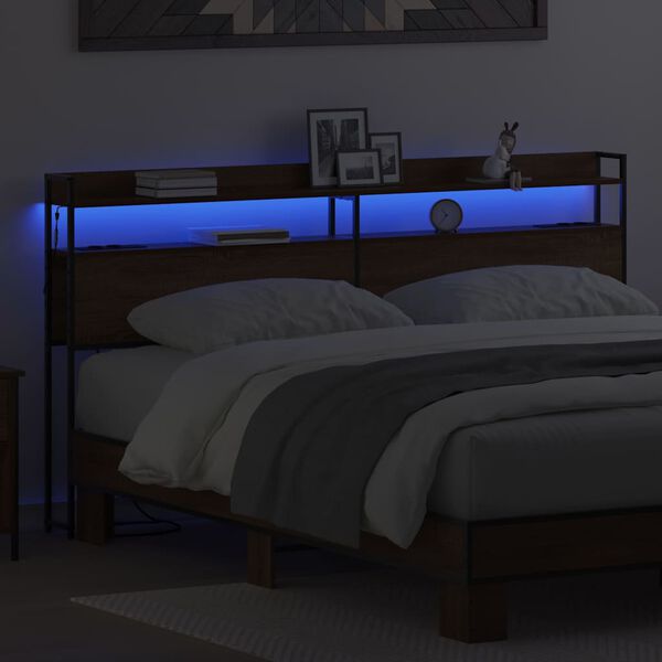 vidaXL T&aacute;rol&oacute; fejt&aacute;mla polcokkal t&aacute;rol&oacute;val barna t&ouml;lgy 180 cm Faanyag