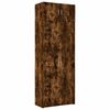 vidaXL f&uuml;st&ouml;s t&ouml;lgy sz&iacute;nű szerelt fa t&aacute;rol&oacute;szekr&eacute;ny 80 x 42,5 x 225 cm