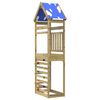 vidaXL J&aacute;t&eacute;k Torny Barna 52,5 x 85 x 265 cm Szil&aacute;rd Impregn&aacute;lt Fa
