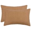 vidaXL P&aacute;rna huzat 2 db HEERLEN B&eacute;zs 30 x 50 cm Boucl&eacute;