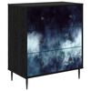 vidaXL Fi&oacute;kos szekr&eacute;ny RAALTE K&eacute;k m&aacute;rv&aacute;ny mint&aacute;s 66 x 36,5 x 76 cm